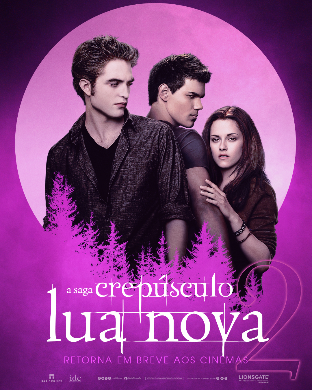 Pôster do filme A Saga Crepúsculo: Lua Nova