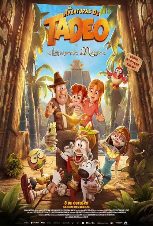 Pôster do filme AS AVENTURAS DE TADEO E A LÂMPADA MÁGICA